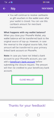 How To Close PhonePe Account On Cellphone
